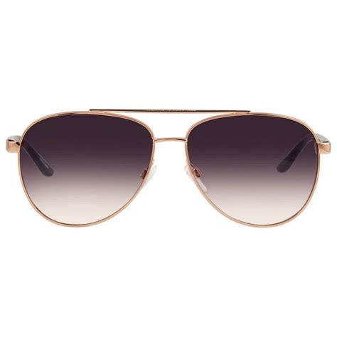 Michael Kors Hvar Pilot Sunglasses in Rose Gold Mirror MK5007 